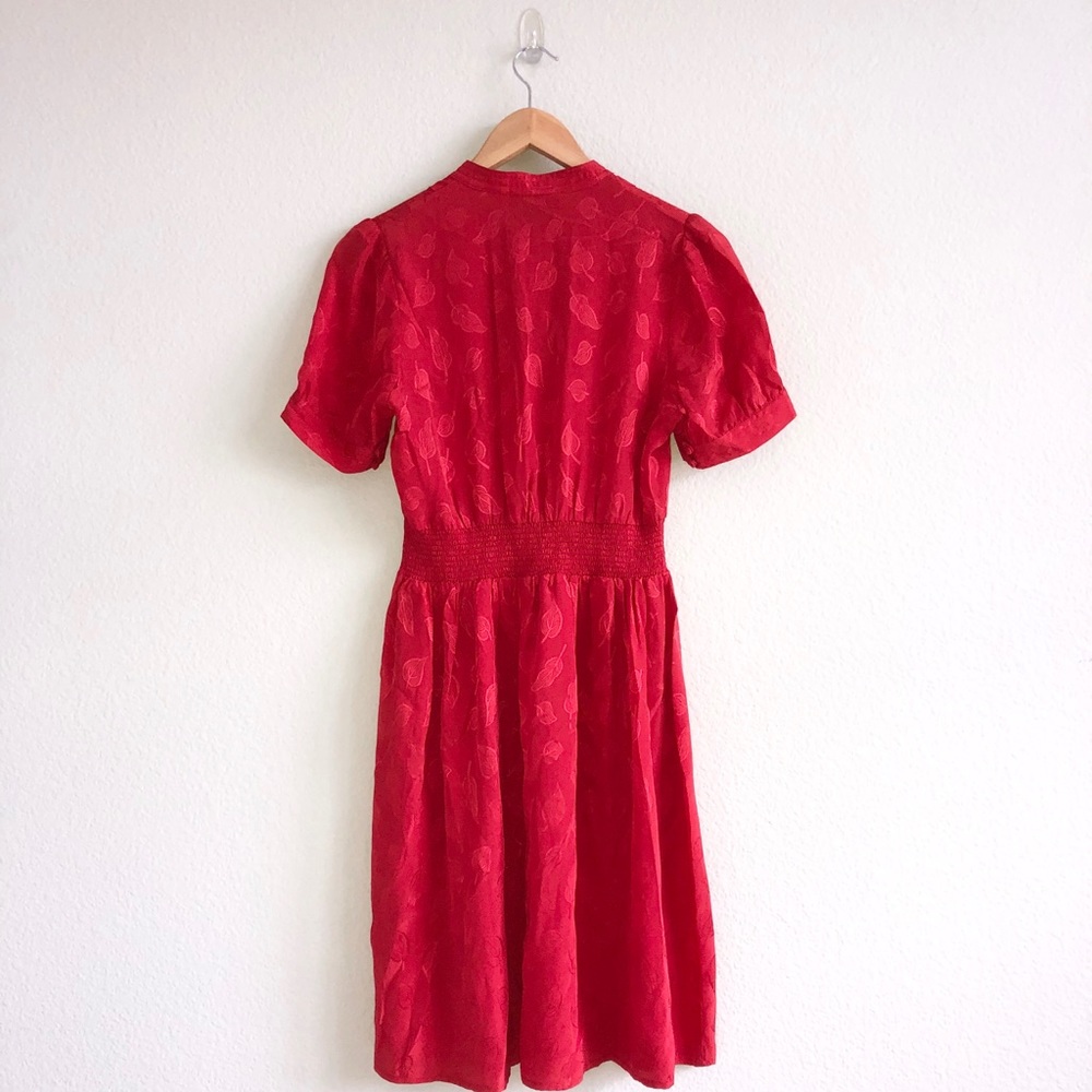 Anthropologie Maple Crimson Social Dress - Picture 3 of 7